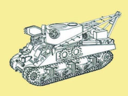 CMK M32 Recovery Sherman Umbauset für Tamiya-Bausatz  (129-8020)