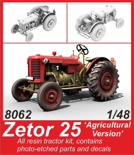 CMK Zetor 25 'Agricultural Version ' 1/48 1:48 (129-8062)