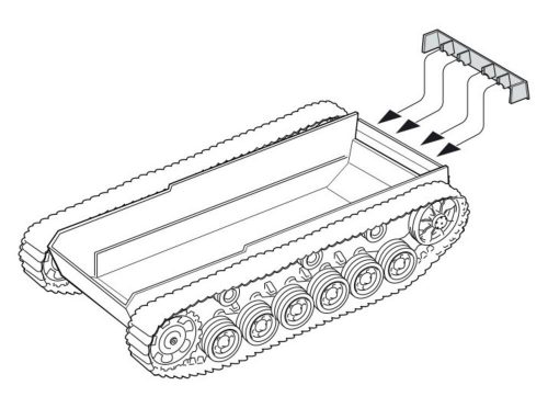 CMK Pz.Kpfw III Correction Rear Hull Armor 1:35 (129-B35063)