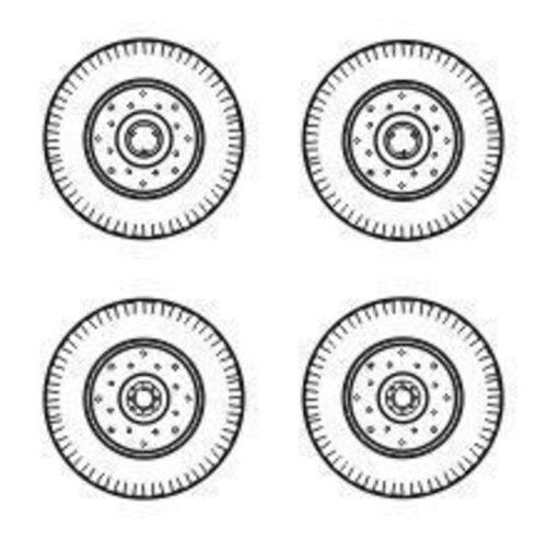 CMK Chevrolet C.15A wheels small type 9x16 (Firestone)  (129-B72041)