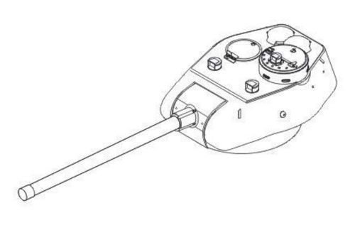 CMK T-34/85 Metal Barrel ZiS S-53 85mm  (129-B72046)