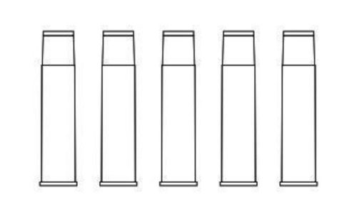 CMK M4A1 Sherman Cartridge case 75mm (5pcs) 1:72 (129-B72058)