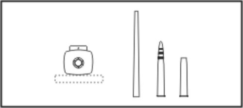 CMK Su-85 M 85 mm D-5S gun mit Patronen (129-BE72001)