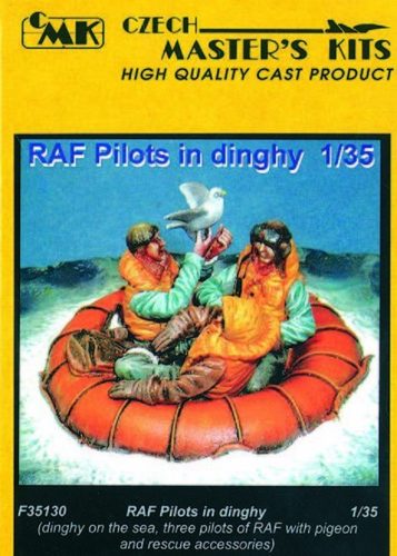 CMK Britisch RAF Pilots in Dinghy  (129-F35130)