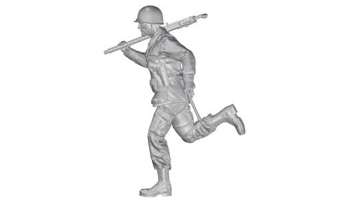 CMK US WW2 Soldier (101 Airborne) Running w.M2 Machine Gun over his Shoulder 1:35 (129-F35335)