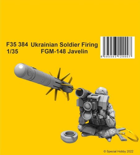 CMK Ukrainian Soldier Firing FGM-148 Javelin 1:35 (129-F35384)