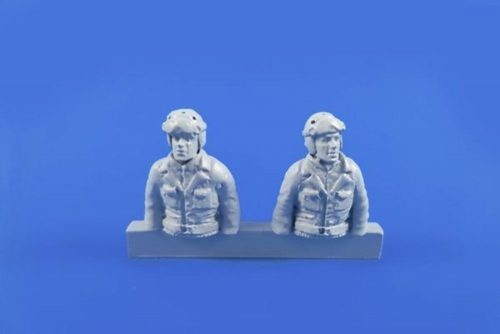 CMK WWII US Tank Crew Driver and Gunner (two semi figures) for Sherman 1:48 (129-F48312)