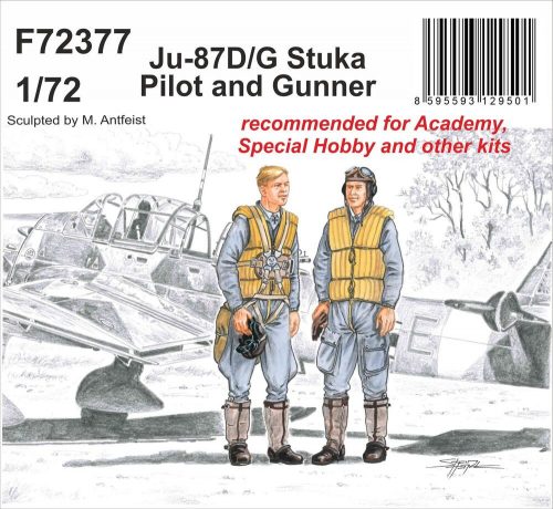 CMK Junkers Ju-87D/G Stuka Pilot and Gunner 1:72 (129-F72377)