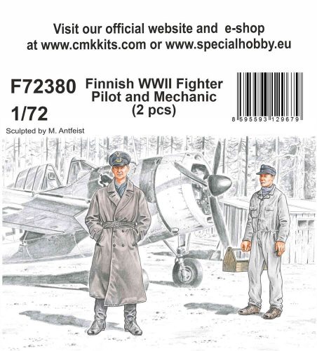 CMK Finnish WWII Fighter Pilot and Mechanic 1:72 (129-F72380)