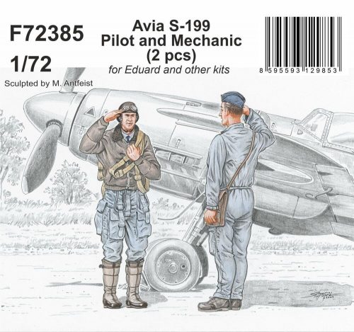 CMK Avia S-199 Pilot and Mechanic for Eduard and other kits 1:72 (129-F72385)