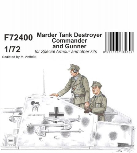 CMK Marder Tank Destroyer Commander and Gunner (129-F72400)