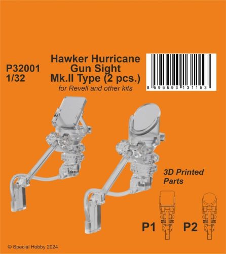 CMK Hawker Hurricane Gun Sight Mk.II Type (2 pcs.) 1:32 (129-P32001)