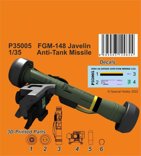 CMK FGM-148 Javelin Anti-Tank Missile 1:35 (129-P35005)