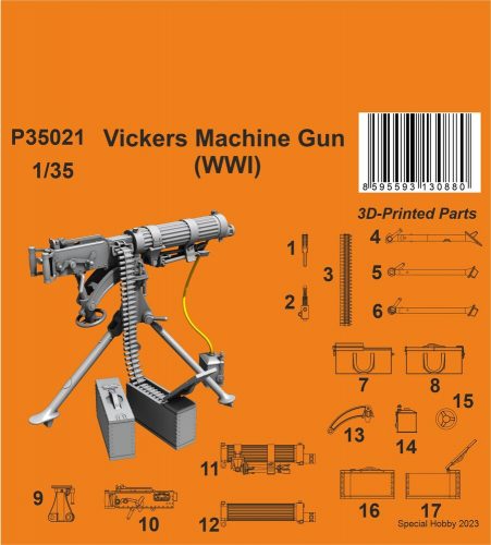 CMK Vickers Machine Gun (WWI) (129-P35021)