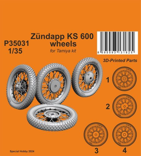 CMK Zündapp KS 600 Wheels 1:35 (129-P35031)