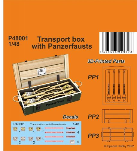 CMK Transport box with Panzerfausts 1:48 (129-P48001)