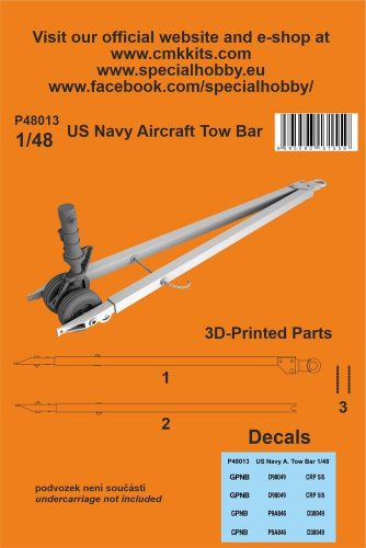 CMK US Navy Aircraft Tow Bar 1:48 (129-P48013)