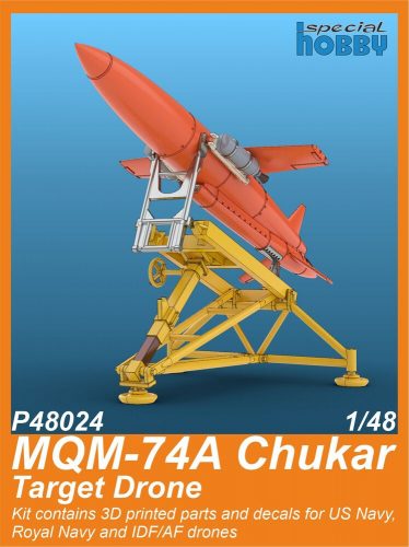 CMK MQM-74A Chukar Target Drone 1:48 (129-P48024)