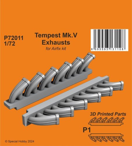 CMK Tempest Mk.V Exhausts 1:72 (129-P72011)