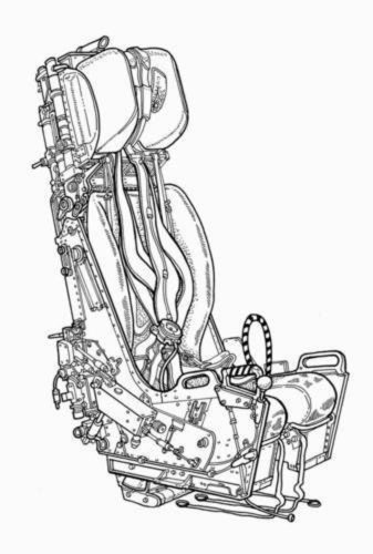 CMK TSR-2 Ejection seats für Airfix Bausatz  (129-Q48080)