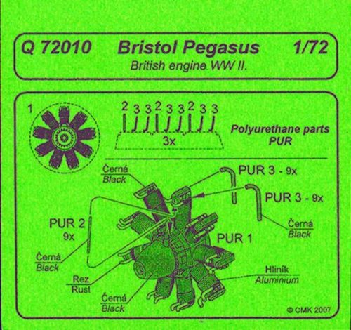 CMK Bristol Pegasus British engine  (129-Q72010)