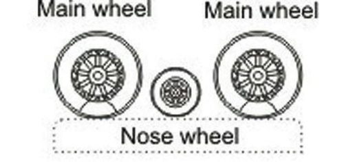 CMK B-26K Invader wheels for Italeri kit  (129-Q72064)