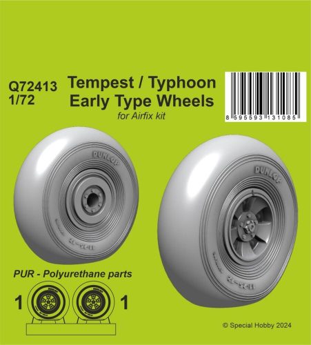 CMK Tempest/Typhoon Early type Wheels 1:72 (129-Q72413)