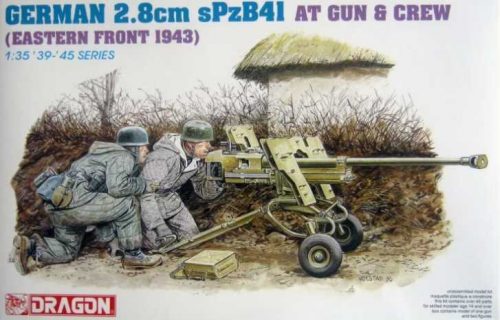 Dragon 1:35 German 2.8cm sPzB 41 AT Gun w/Crew (6056)