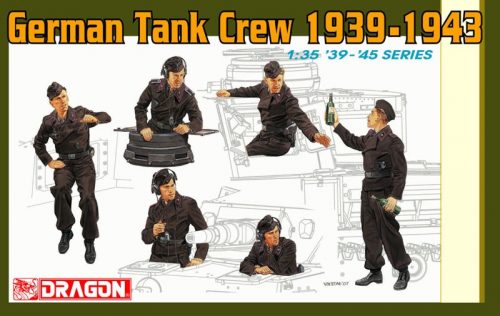 Dragon 1:35 German Tank Crew 1939-1943 (6375)