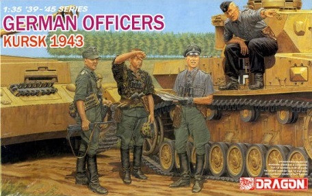 Dragon 1:35 German Officers Kursk 1943 (6456)