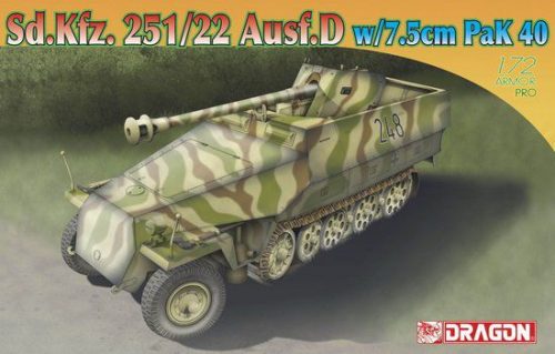 Dragon 1:72 Sd.Kfz.251/22 Ausf.D w/7.5cm PaK 40 (7351)