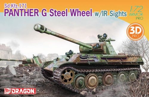 Dragon 1:72 Panther G Steel Wheel w/IR Sights (7697)