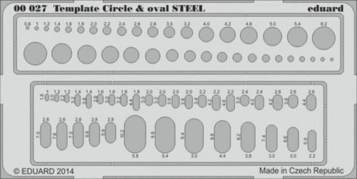 Eduard Circle & oval STEEL  (00027)