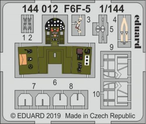 Eduard F6F-5 for Eduard 1:144 (144012)