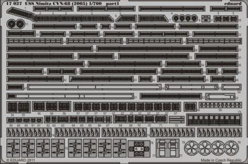 Eduard USS Nimitz CVN-68 (2005) for Trumpeter 1:700 (17027)