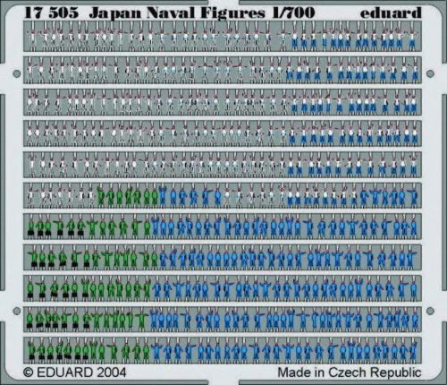 Eduard IJN Figuren bemalt Fotoätzsatz 1:700 (17505)