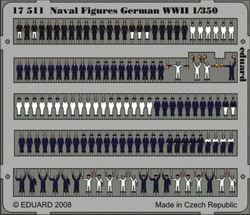 Eduard Naval Figures German WWII 1:350 (17511)