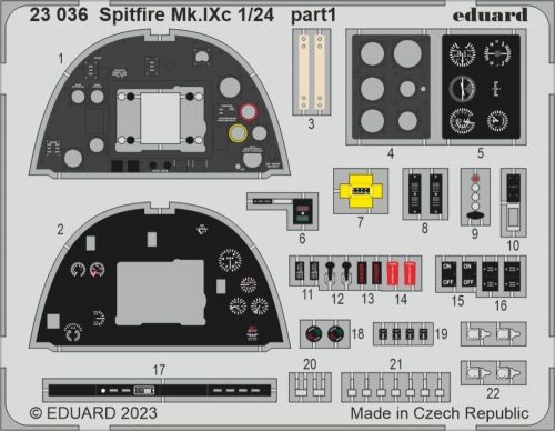 Eduard Spitfire Mk.IXc 1/24 AIRFIX 1:24 (23036)