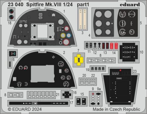 Eduard Spitfire Mk.VIII AIRFIX 1:24 (23040)