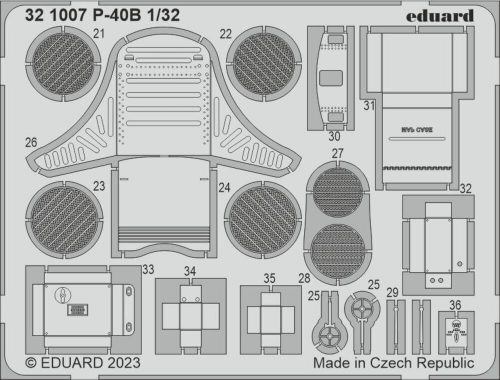 Eduard P-40B 1/32 GREAT WALL HOBBY 1:32 (321007)