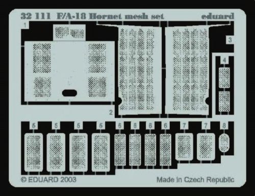 Eduard F/A-18 Hornet mesh set 1:32 (32111)