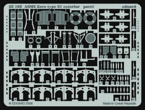 Eduard A6M2 Zero type 21 exterior für Tamiya Bausatz 1:32 (32162)
