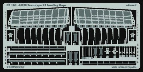 Eduard A6M2 Zero type 21 landing flaps für Tamiya Bausatz 1:32 (32166)