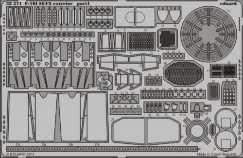 Eduard F-16l SUFA exterior for Academy 1:32 (32271)