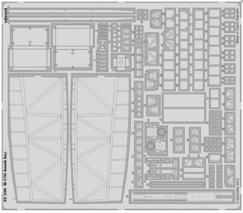 Eduard B-17G bomb bay for HK Models 1:32 (32336)