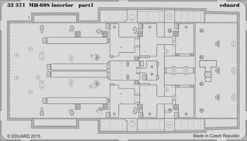 Eduard MH-60S interior for Academy 1:35 (32371)