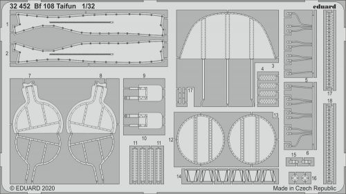 Eduard Bf 108 Taifun for Eduard 1:32 (32452)