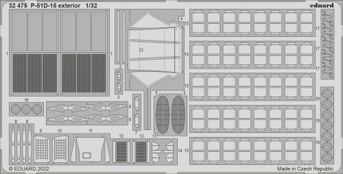 Eduard P-51D-15 exterior for REVELL 1:32 (32475)