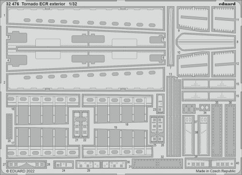 Eduard Tornado ECR exterior for ITALERI 1:32 (32476)