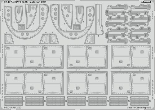 Eduard B-25H exterior for HKM 1:32 (32477)